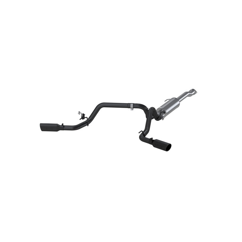 MBRP 2016 Toyota Tacoma 3.5L 3in Cat Back Dual Split Side Black - Black Ops Auto Works