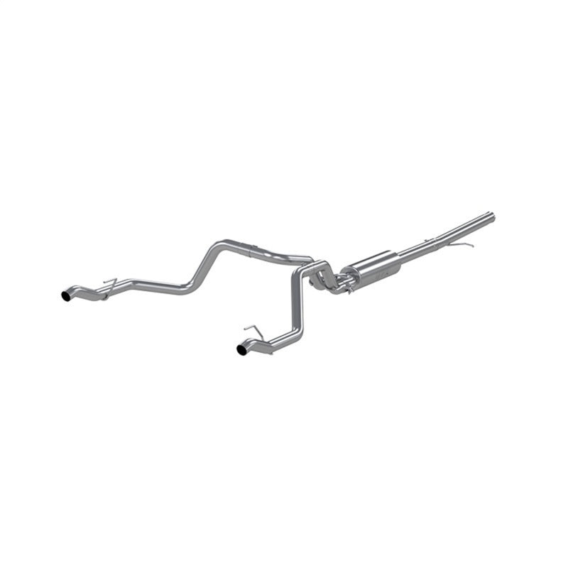 MBRP 2019 Chevrolet Silverado 1500 4.3L/5.3L 2.5in Cat Back Dual Rear Exit - T409 - Black Ops Auto Works