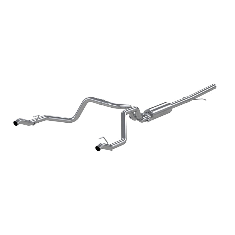 MBRP 2019 Chevrolet Silverado 1500 4.3L/5.3L 2.5in Cat Back Dual Rear Exit - T409 - Black Ops Auto Works
