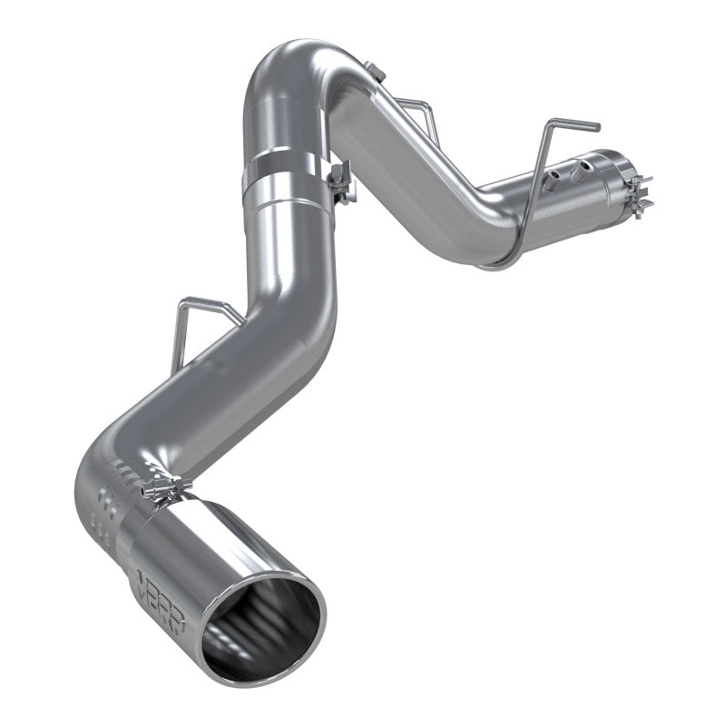 MBRP 2020+ GMC/Chevy 2500/3500 6.6L Duramax 4in Mand Bent Tubing AL-Ser Cat Back Single Side - Alum - Black Ops Auto Works