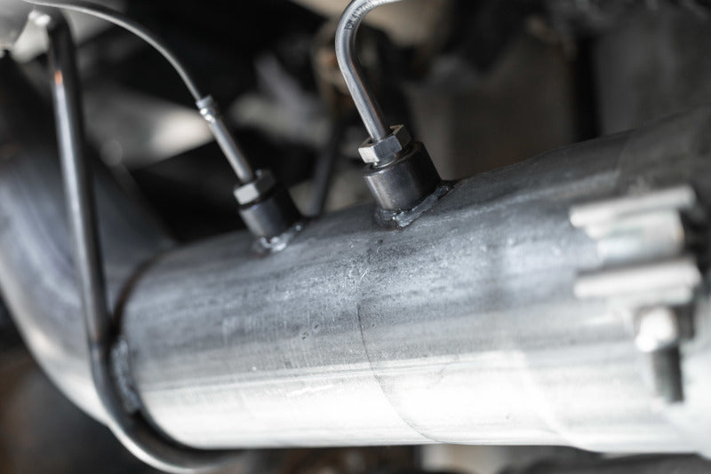 MBRP 2020+ GMC/Chevy 2500/3500 6.6L Duramax 4in Mand Bent Tubing AL-Ser Cat Back Single Side - Alum - Black Ops Auto Works