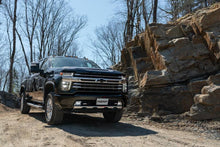 Load image into Gallery viewer, MBRP 2020+ GMC/Chevy 2500/3500 6.6L Duramax 4in Mand Bent Tubing Pro-Ser Cat Back Single Side - Blk - Black Ops Auto Works