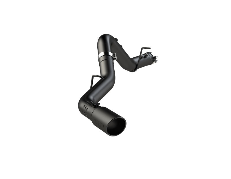 MBRP 2020+ GMC/Chevy 2500/3500 6.6L Duramax 4in Mand Bent Tubing Pro-Ser Cat Back Single Side - Blk - Black Ops Auto Works