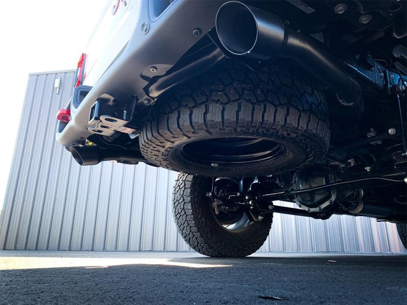 MBRP 2020 Jeep Gladiator 3.6L 2.5in Dual Rear Exit Cat Back Exhaust Aluminized - Black Ops Auto Works