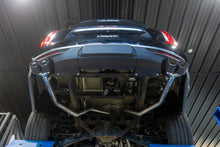 Load image into Gallery viewer, MBRP 2021+ Chevy Tahoe / GMC Yukon T304 SS 3in Cat-Back Dual Split Exhaust w/ Quad Carbon Fiber Tips MBRP MBRPS50573CF