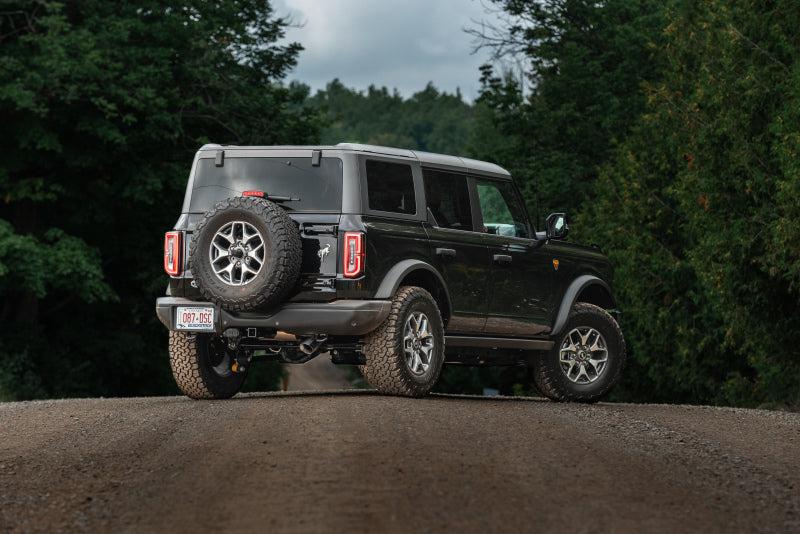 MBRP 2021+ Ford Bronco 2.3L/2.7L EcoBoost 3in Aluminized Steel Catback Exhaust - Black Ops Auto Works