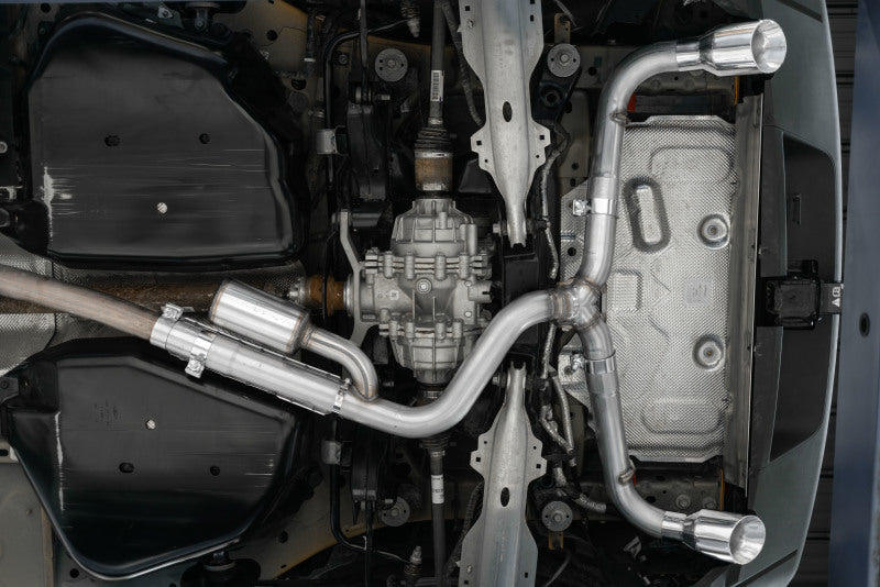 MBRP 2021+ Ford Bronco Sport (1.5L / 2.0L EcoBoost) 2.5in Resonator-Back Exhaust - Dual Rear Exit - Black Ops Auto Works