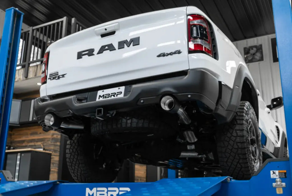 MBRP 2021 Ram TRX 6.2 S/C 3in Catback Dual Rear Carbon Fiber Tips(Race)- T304 - Black Ops Auto Works