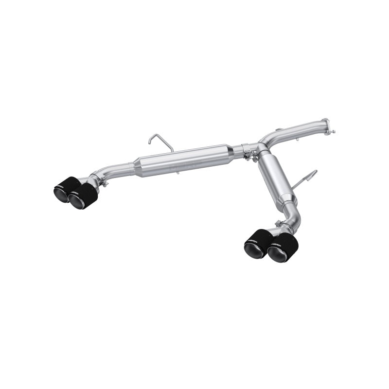 MBRP 2022-2023 Kia Forte GT 1.6L Turbo2.5in Axle-Back Dual Split Rear w/ Quad Carbon Tips-Catback-MBRP-882963132949-