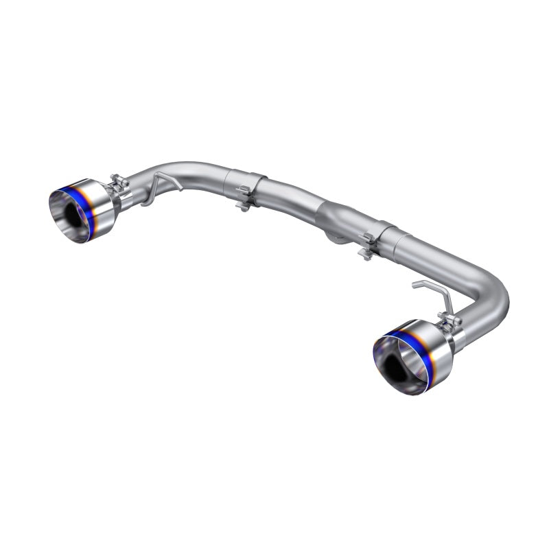 MBRP 2022 Subaru BRZ 2.4L/Toyota GR86 2.4L 2.5in Dual Split Rear Exit w/5in OD Burnt End Tips - T304 - Black Ops Auto Works