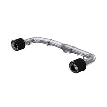 Load image into Gallery viewer, MBRP 2022 Subaru BRZ 2.4L/Toyota GR86 2.4L 2.5in Dual Split Rear Exit w/5in OD CF Tips - T304 - Black Ops Auto Works