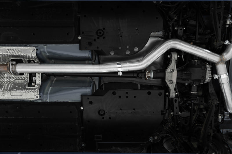 MBRP 2022+ Subaru WRX 3in Cat-Back Dual Split Rear Quad Carbon Fiber Tips Street Profile Exhaust - Black Ops Auto Works