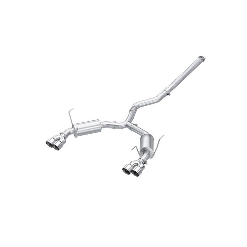 MBRP 2022+ Subaru WRX 3in Cat-Back Dual Split Rear Quad Tips Street Profile Exhaust - Black Ops Auto Works