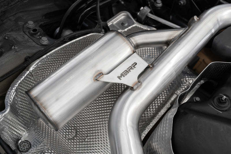 MBRP 2022 VW Golf GTI MK8 T304 SS 3in Cat-Back Exhaust 2.5in Dual Split Rear w/ Carbon Fiber Tips - Black Ops Auto Works