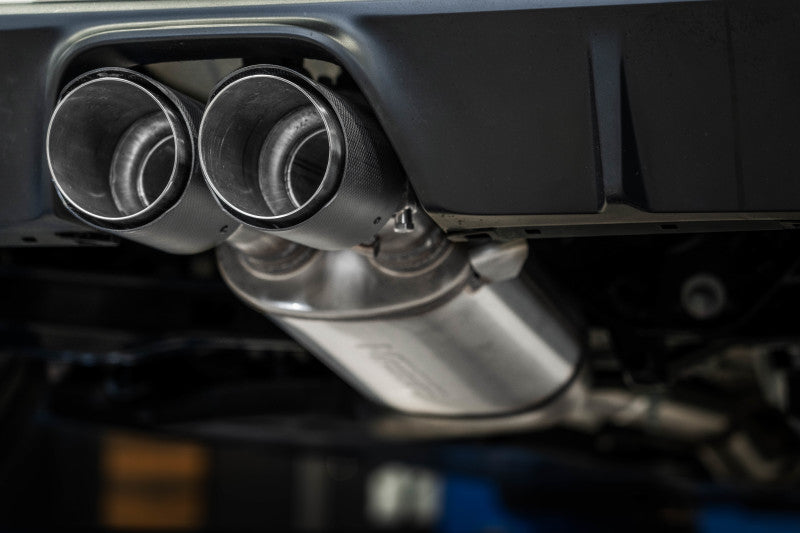 MBRP 2023 Toyota Corolla GR 1.6L T304 SS 3in Cat-Back Dual Center Rear w/ Carbon Fiber Tips - Black Ops Auto Works