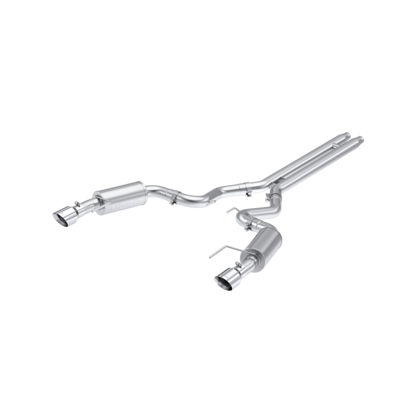 MBR 2024 Ford Mustang GT S650, 5. 1 Aluminized Steel 3in Cat-Back Dual Split Rear (Street) - Black Ops Auto Works