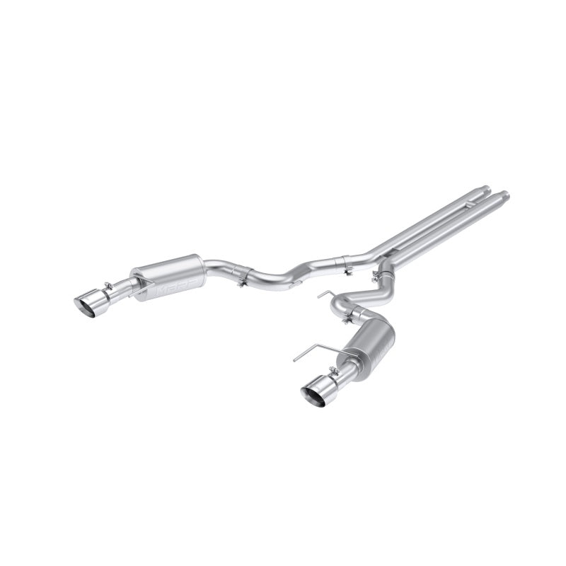 MBR 2024 Ford Mustang GT S650, 5. 1 Aluminized Steel 3in Cat-Back Dual Split Rear (Street) - Black Ops Auto Works
