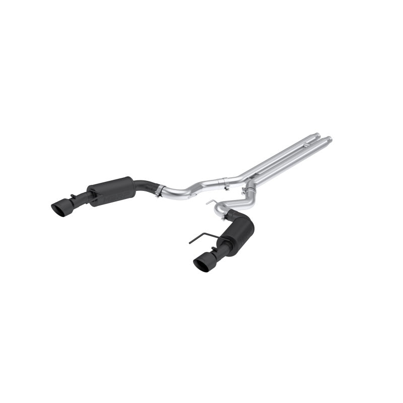 MBRP 2024 Ford Mustang GT S650, 5.0L 3in Cat-Back Dual Split Rear, Black-Coated (street)-Catback-MBRP-882963133199-
