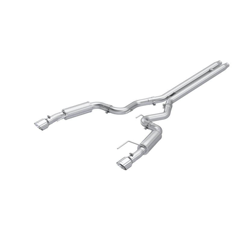 MBRP 2024 Ford Mustang GT S650, 5.0L 3in Dual Split Rear Aluminized Steel - Black Ops Auto Works