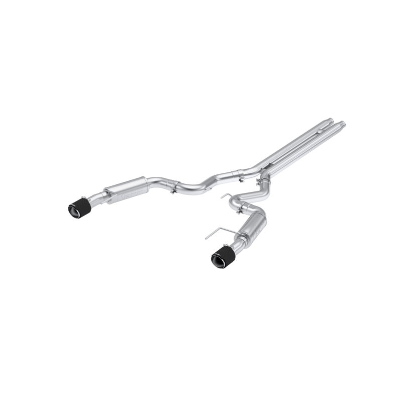 MBRP 2024 Ford Mustang GT S650, 5.0L Cat-Back Dual Split Rear with Carbon Fiber Tips, Race Version - Black Ops Auto Works