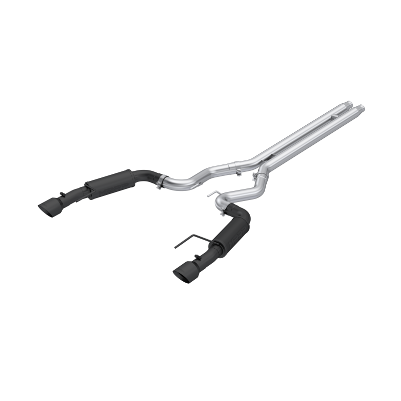 MBRP 2024Ford Mustang GT S650, 5.0 3in Cat-Back Dual Split Black-Coated Aluminized Steel-Catback-MBRP-882963133229-