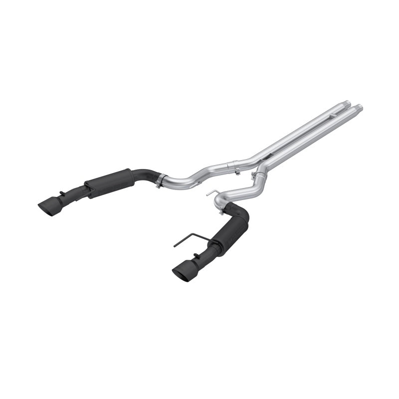 MBRP 2024Ford Mustang GT S650, 5.0 3in Cat-Back Dual Split Black-Coated Aluminized Steel-Catback-MBRP-882963133229-