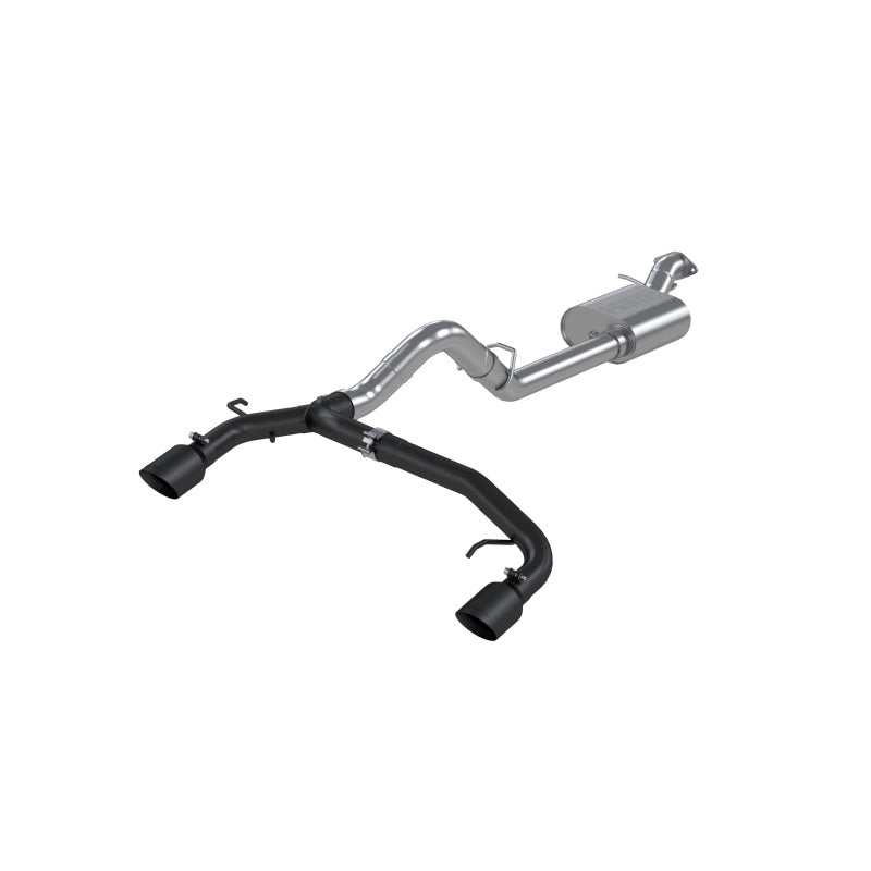 MBRP 21-22 Ford Bronco 2.3/2.7L EcoBoost 2/4-Dr 3in Catback Dual Split Rear Exit BLK AL - Black Ops Auto Works