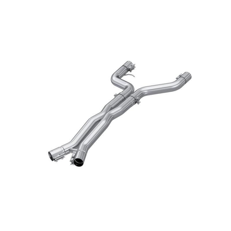 MBRP 21-23 BMW M4 G82 / M3 G80 3.0L T304 Stainless Steel 3in Resonator Bypass X-Pipe - Black Ops Auto Works