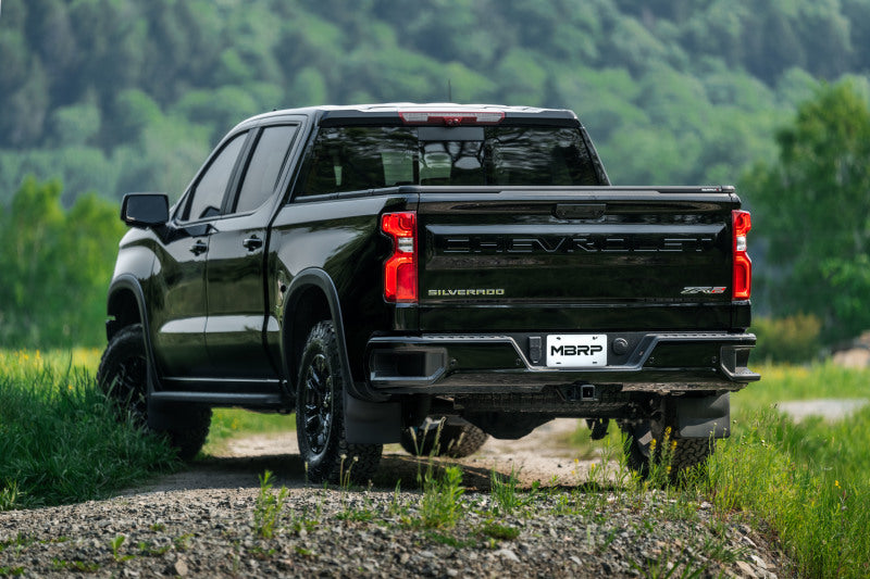 MBRP 22-23 Chevrolet/ GMC 1500 Silverado/ Sierra ZR2/AT4X 6.2L 2.5in Turn Down 3in Cat Back Exhaust - Black Ops Auto Works