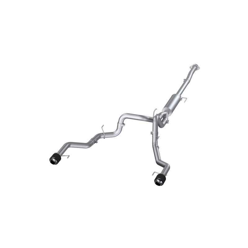 MBRP 22-23 Ford F150 T304 5in OD Carbon Fiber Tip Dual Rear Exit 3in Cat Back Exhaust - Black Ops Auto Works
