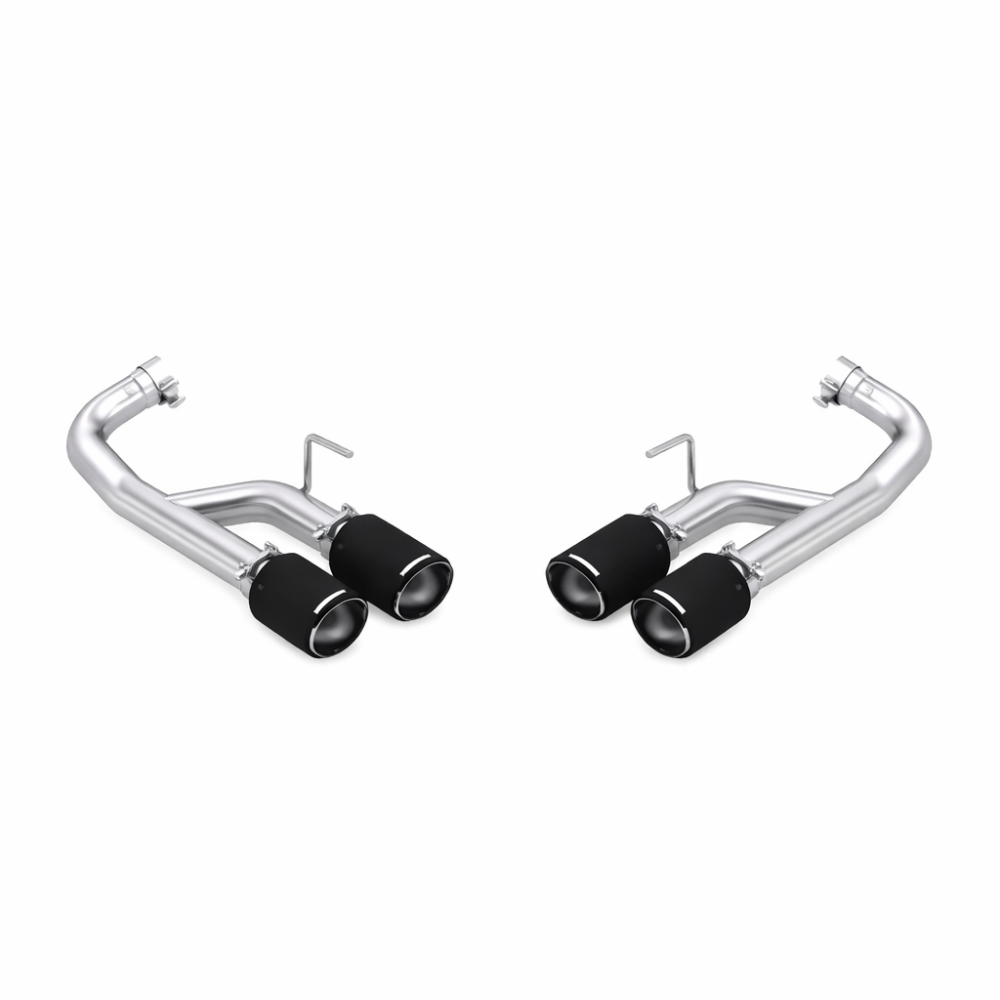 MBRP 24-25 Ford Mustang GT 5.0L T304 SS 2.5in Axle-Back Dual Rear w/ Quad Carbon Fiber Tips MBRP MBRPS72813CF