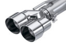 Load image into Gallery viewer, MBRP 3in ID / Dual 4in OD Out Staggered L 9.87in / R 9.37in Single Wall T304 SS Univ Exhaust Tip - Black Ops Auto Works