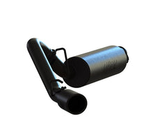 Load image into Gallery viewer, MBRP 97-99 Jeep Wrangler (TJ) Inline-4 2.5L, Inline-6 4.0L 2 1/2in Cat Back Single Side Black Coated - Black Ops Auto Works
