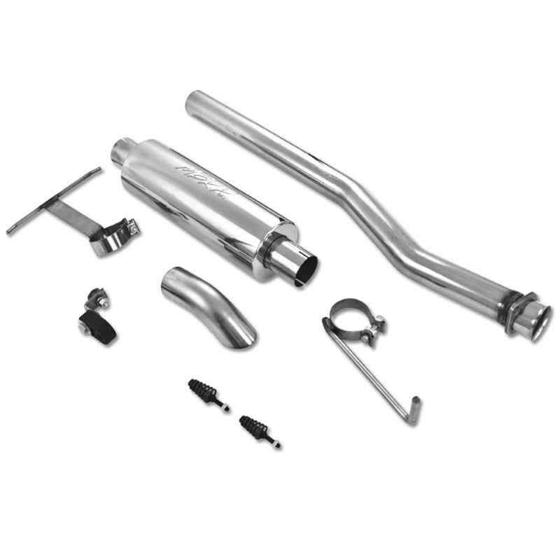 MBRP 98-10 Ford Ranger 3.0/4.0L T409 Cat Back Single Side Turn Down - Black Ops Auto Works