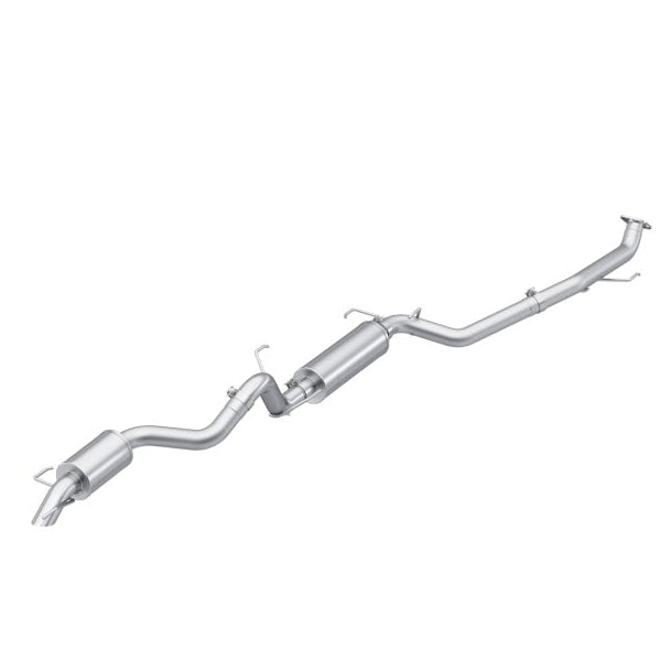MBRP MBRP 25-26 Toyota 4Runner 2.4L 3in Cat-Back Single Rear High-Clearance Turn Down - AL MBRP MBRPS5344AL