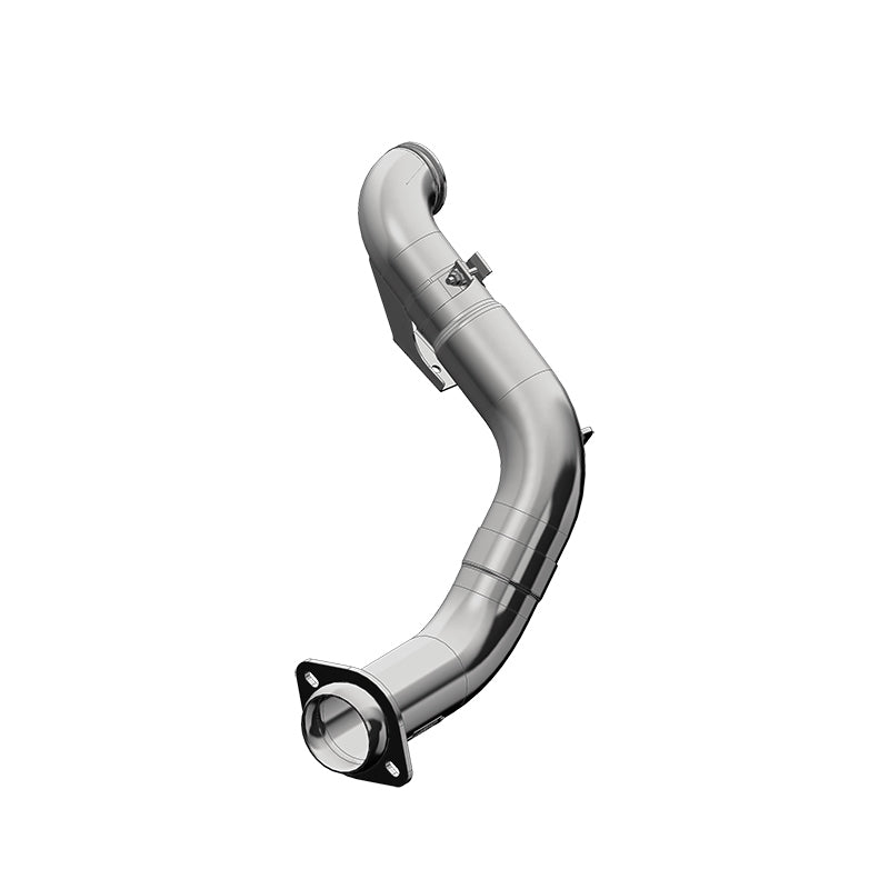 MBRP 2015 Ford 6.7L Powerstroke (Non Cab & Chassis Only) 4in Turbo Down-Pipe T409 Aluminized - MBRP PFS9CA460