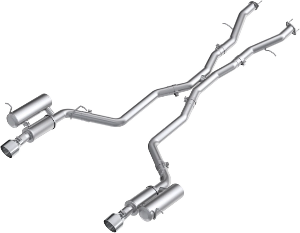 MBRP 2011+ Dodge Durango AL Series 3.0in Cat-Back Dual Rear Exit Exhaust - MBRP PS5107AL