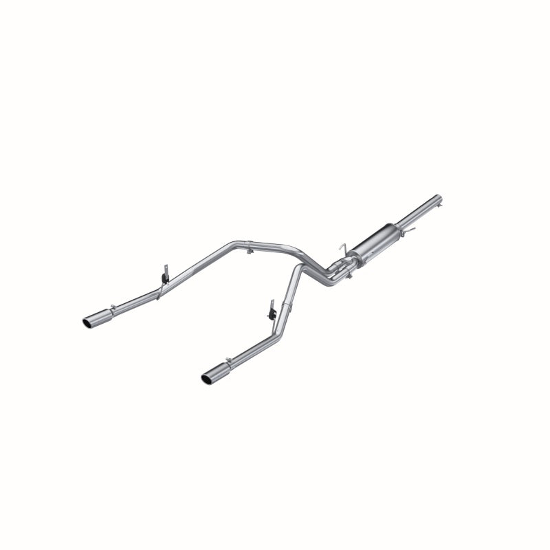 MBRP 2004-2005 Dodge Ram Hemi 1500 5.7L SC/CC-SB Cat Back Dual Split Rear - MBRP PS5112AL