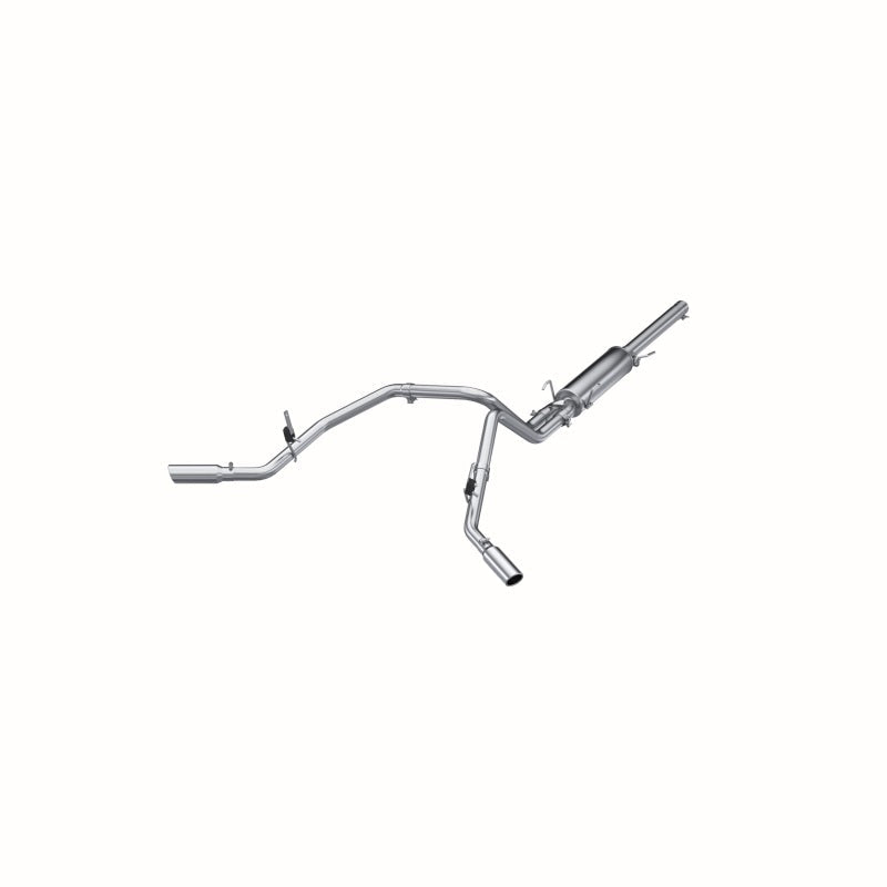 MBRP 2004-2005 Dodge Ram Hemi 1500 5.7L SC/CC-SB Cat Back Dual Split Side - MBRP PS5114AL