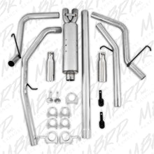 Load image into Gallery viewer, MBRP 2006-2008 Dodge Ram Hemi 1500 5.7L SC/CC-SB Cat Back Dual Split Rear - MBRP PS5126AL