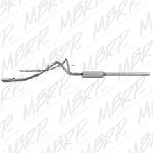 Load image into Gallery viewer, MBRP 2004-2008 Ford F150 4.6/5.4L EC/CC-SB Cat Back Dual Split Rear - MBRP PS5202AL