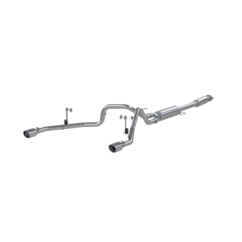 MBRP 2021+ F-150 2.7L/ 3.5L Ecoboost, 5.0L 3in Cat Back 2.5in Dual Split Rear - MBRP PS5215409