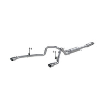 Load image into Gallery viewer, MBRP 2021+ F-150 2.7L/ 3.5L Ecoboost, 5.0L 3in Cat Back 2.5in Dual Split Rear - MBRP PS5215409