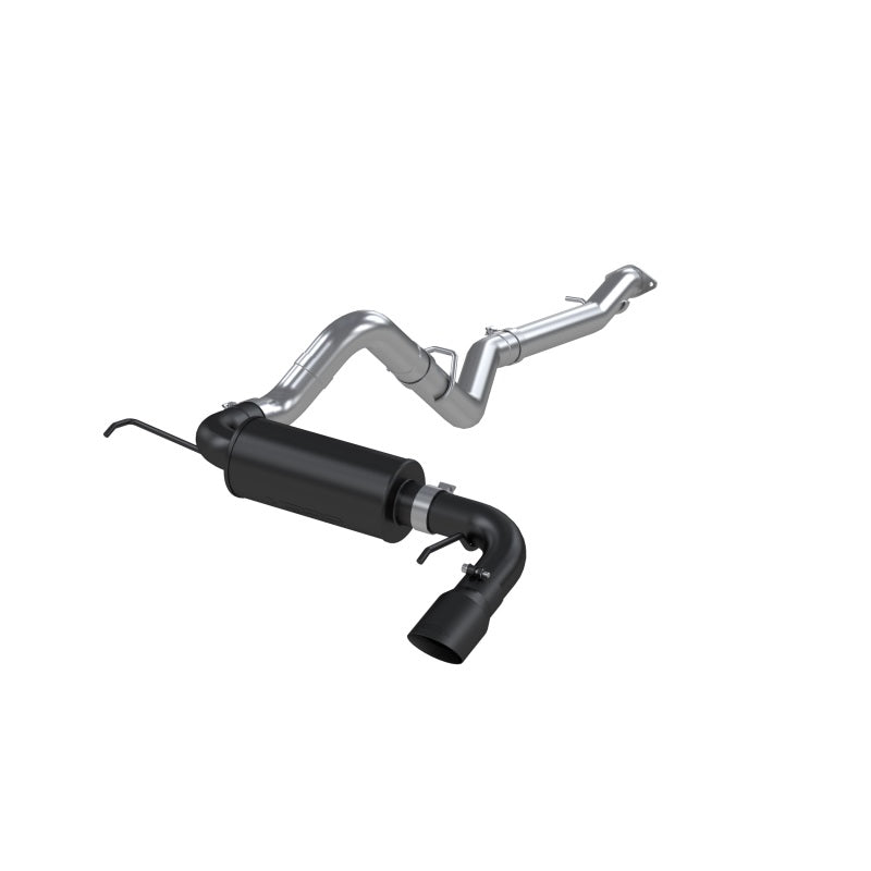 MBRP 2021+ Ford Bronco 2.3L/2.7L EcoBoost 3in Black Aluminized Catback Exhaust - MBRP PS5235BLK