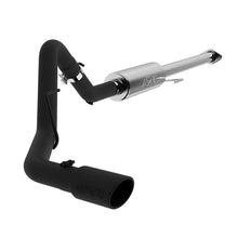 Load image into Gallery viewer, MBRP 2015 Ford F-150 2.7L / 3.5L EcoBoost 3in Cat Back Single Side Black Exhaust System - MBRP PS5253BLK