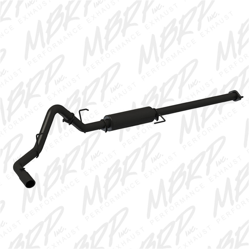 MBRP 2015 Ford F-150 2.7L / 3.5L EcoBoost 3in Cat Back Single Side Black Exhaust System - MBRP PS5253BLK