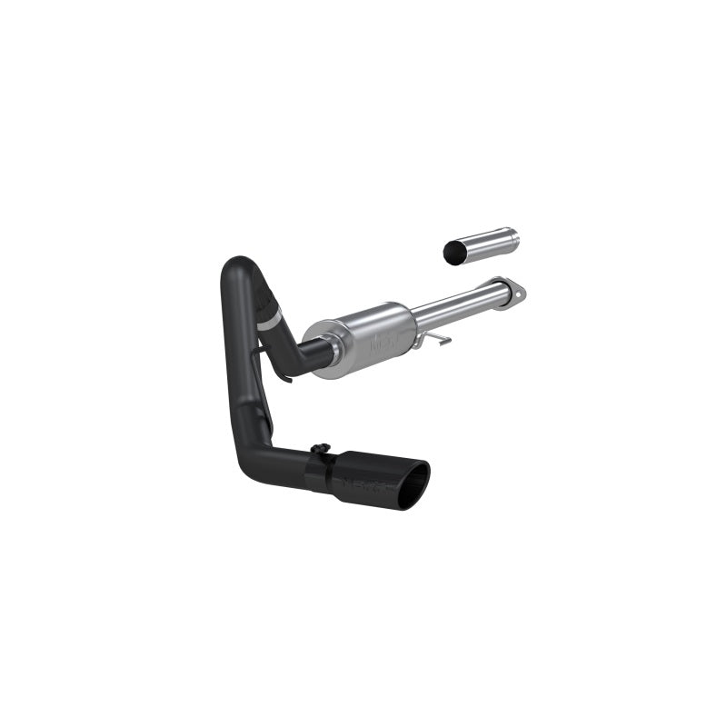 MBRP 2015 Ford F-150 2.7L / 3.5L EcoBoost 3in Cat Back Single Side Black Exhaust System - MBRP PS5253BLK