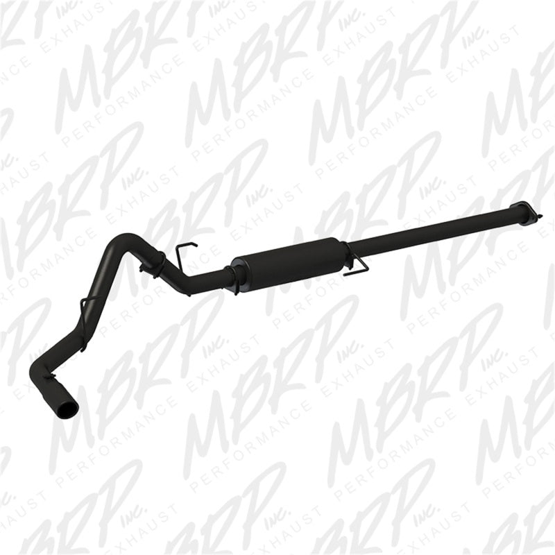 MBRP 2015 Ford F-150 2.7L / 3.5L EcoBoost 3in Cat Back Single Side Black Exhaust System - MBRP PS5253BLK