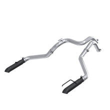 Load image into Gallery viewer, MBRP 24-25 Ford Ranger Raptor 3.0L 3in Dual Rear Turn-Down Axle Back Exhaust - Armor BLK Tips - MBRP PS5270BLK