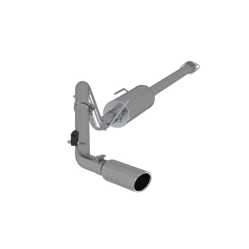 MBRP 05-13 Toyota Tacoma 4.0L EC/CC Cat Back Single Exit Aluminized Exhaust - MBRP PS5326AL